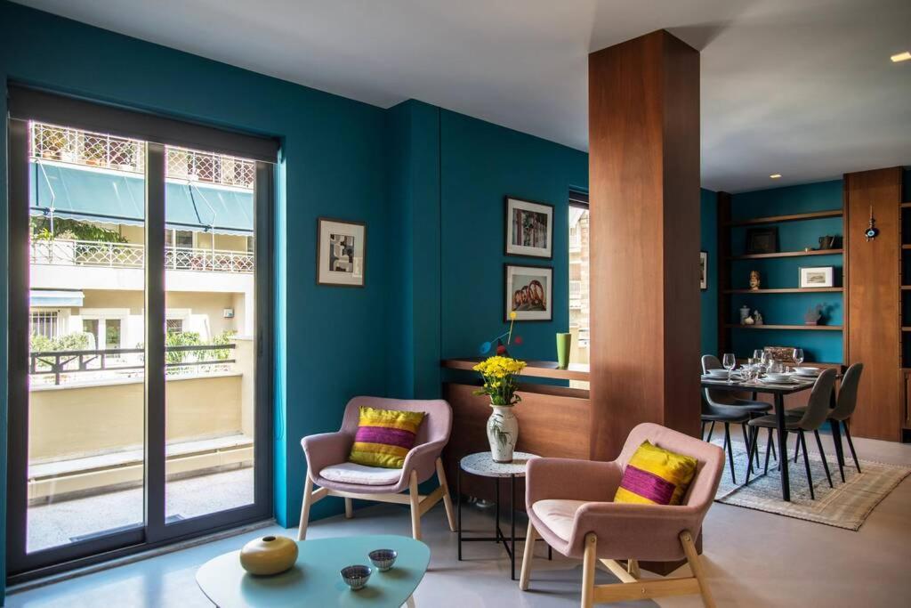 Stylish Decorated Apartment In Kolonaki Athen Eksteriør bilde